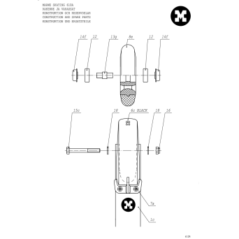 Marwe 610A Skating Spare Parts