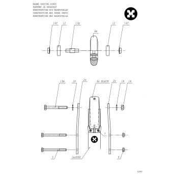 Marwe 620XC Skating Spare Parts