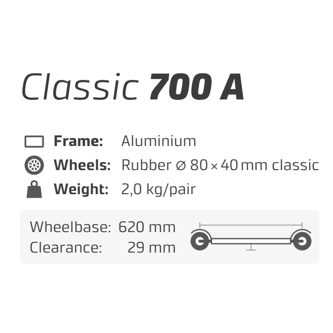 Marwe 700 A Classic Roller Ski Marwe 700 A Classic Roller Ski