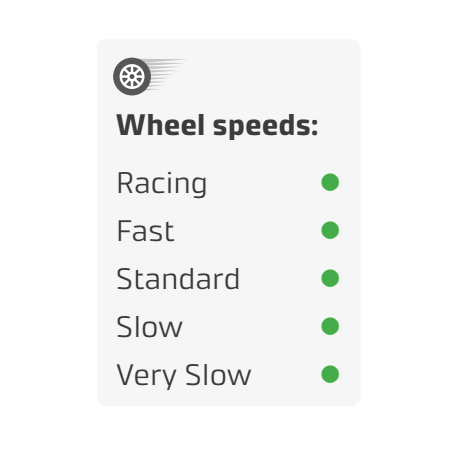Skiroller Geschwindigkeit